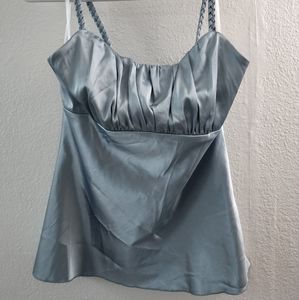 Light Blue Silk Beautiful Blouse